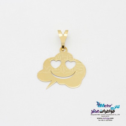 Gold pendant - child design-MM1958.